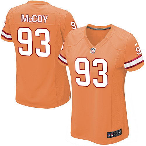 Women's Limited Gerald McCoy Nike Jersey Orange Alternate - #93 NFL Tampa Bay Buccaneers